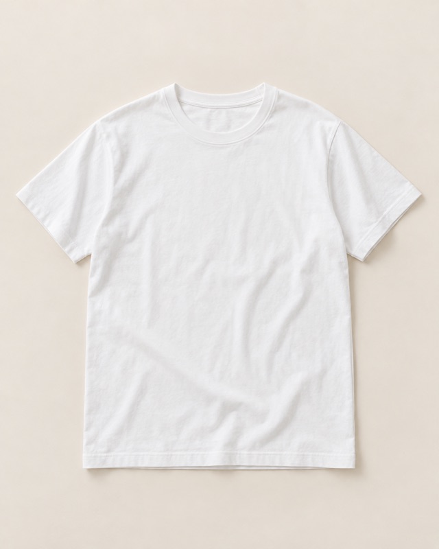 オーガニックコットン ベーシックTシャツ